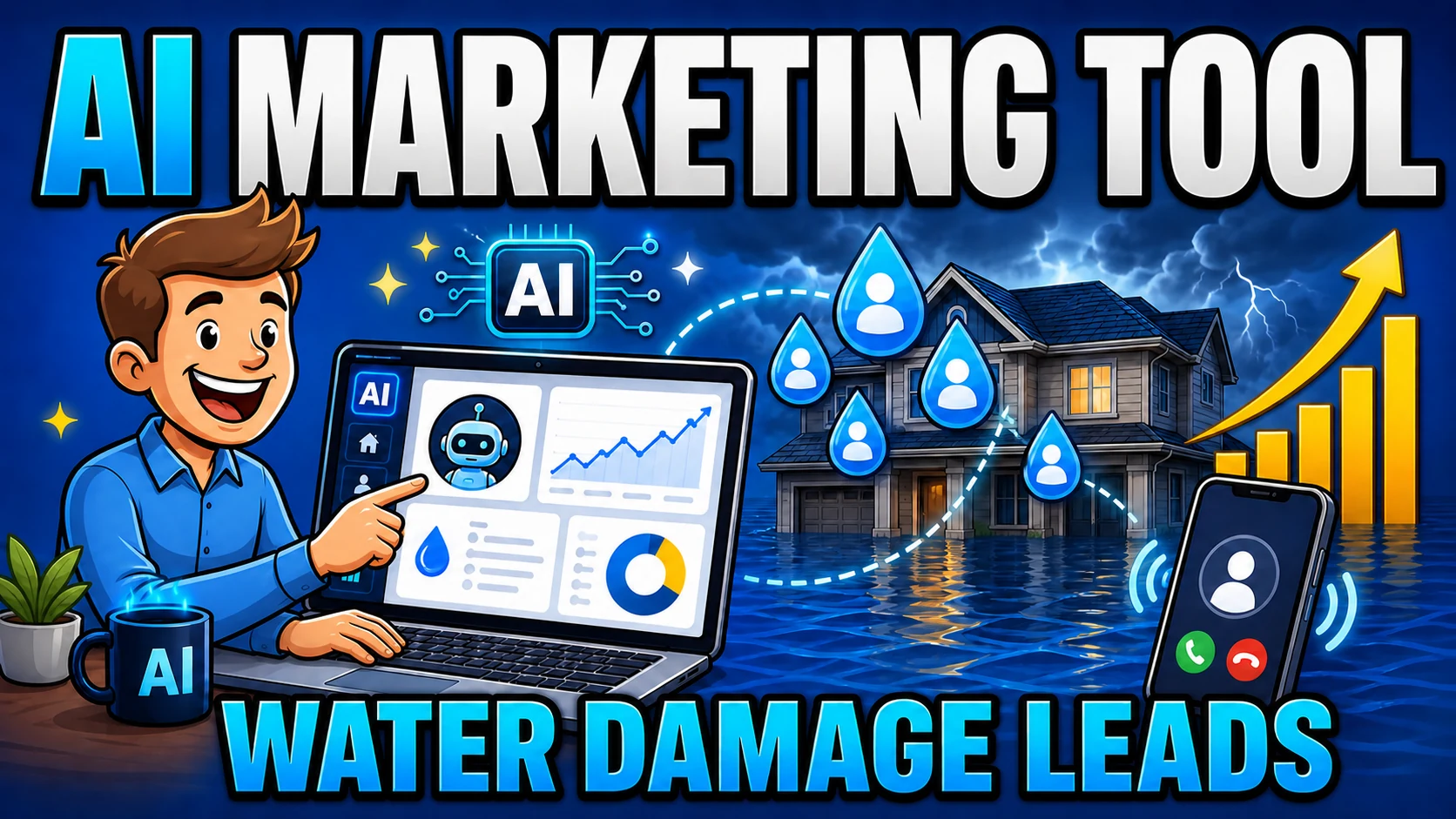 Aug 20th - AI-Powered Marketing Tool Development & Water Damage Campaign Creation