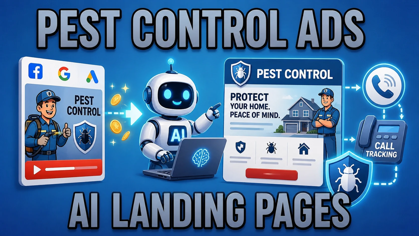 2025 - 07 - 16 - Pest Control Campaign Setup - Session 2 - Advanced Call Tracking & AI Landing Page Creation