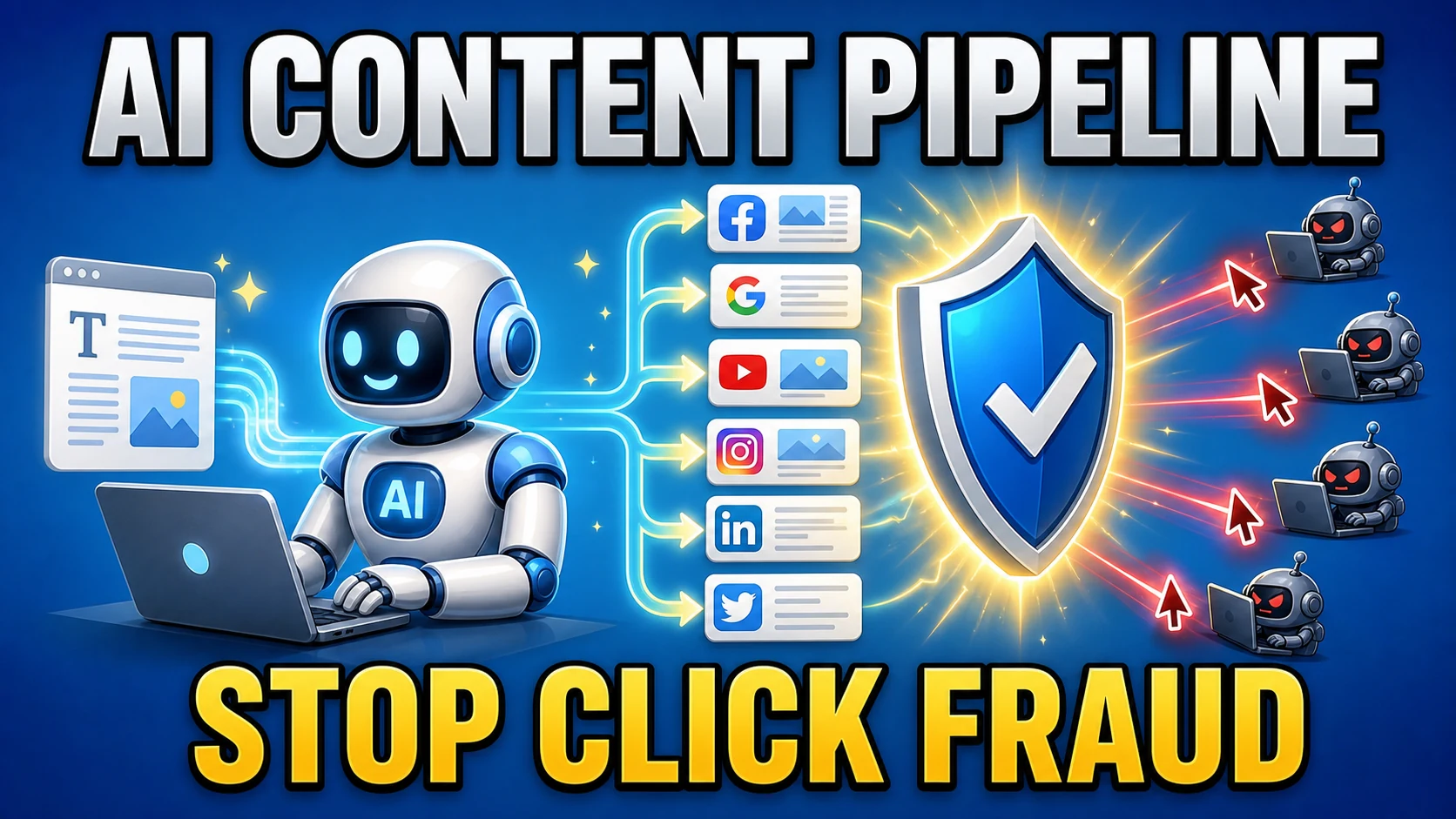 Apr 8th - AI-Powered Article Generation, Multi-Channel Marketing Pipelines, and Click Fraud Detection at Scale