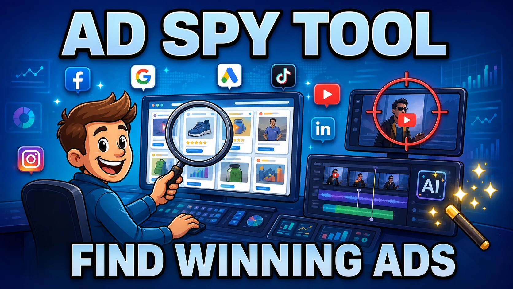 Jul 15th - Spy on Every Ad Network at Once: The Ad Spy Tool, YouTube Sniper & an AI Video Editor