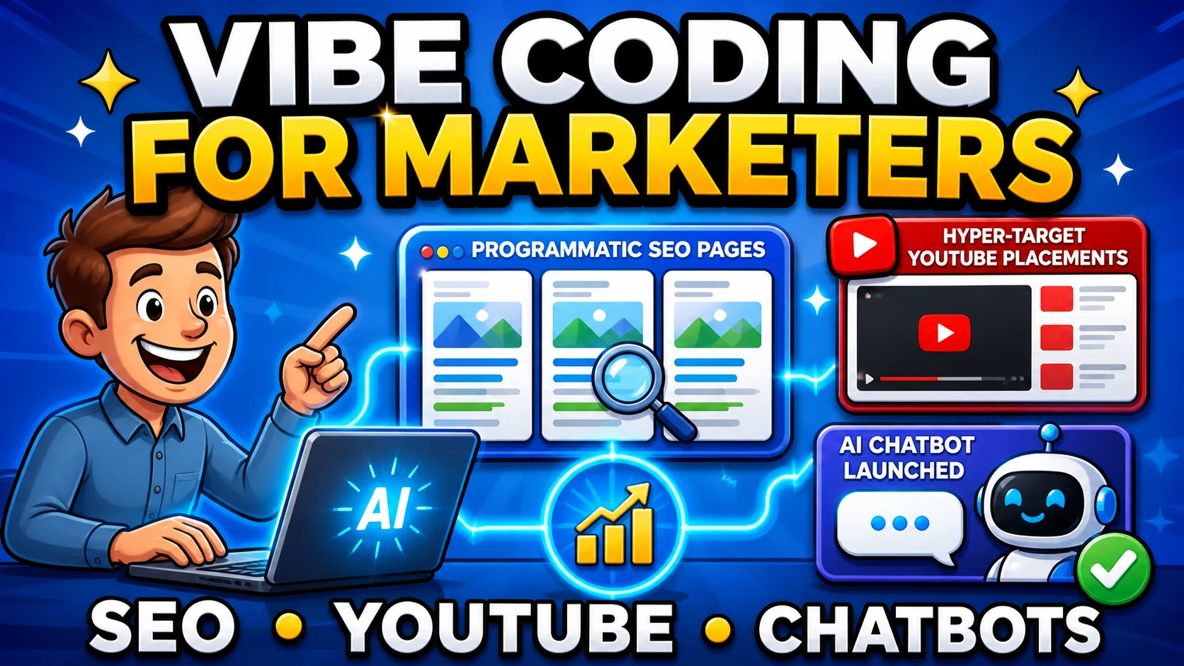 Jan 7th - Vibe Coding for Marketers: Programmatic SEO, YouTube Hyper-Targeting, and AI Chatbots